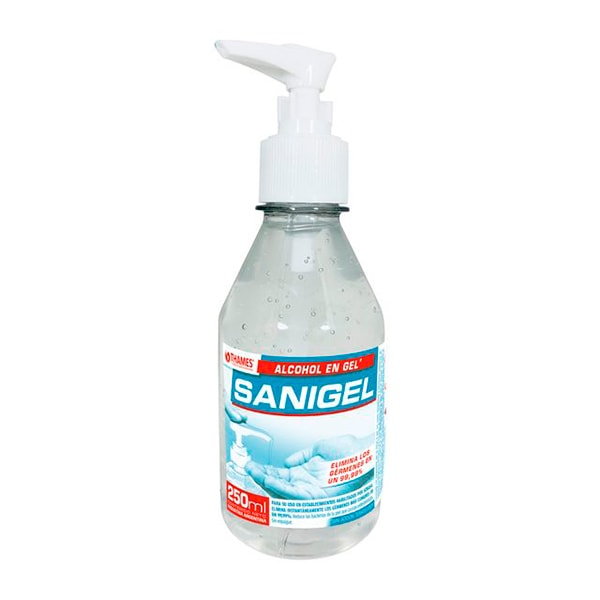 ALCOHOL EN GEL 250ML C/DOSIFIC THAMES