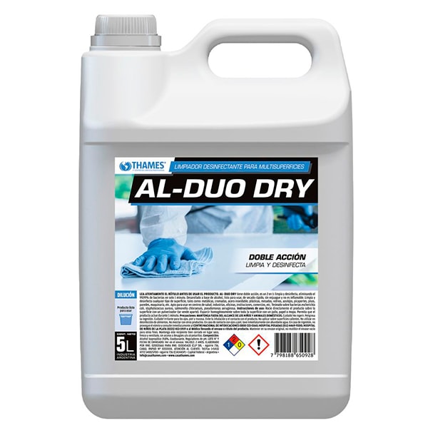 DESINF 19% DE ALC ISOPROPILICO DUO-DRY 5LT THAMES