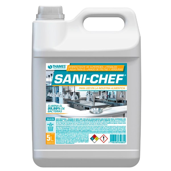 DESINF FRUTAS Y VERDURAS SANICHEF 5LT THAMES