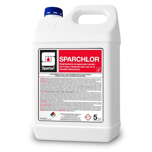 DESINF FRUTAS Y VERDURAS SPARCHCLOR 5LT SPARTAN