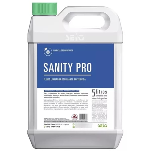 DESINFECTANTE BACT SANITY PRO SEIQ 5L