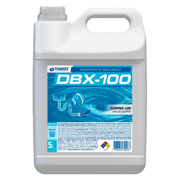DESINFECTANTE BACTERIA DB-X100 DIGEST THAMES 5LT