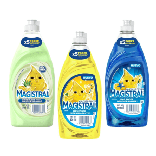 DETERGENTE MAGISTRAL 500ML SURTIDOS
