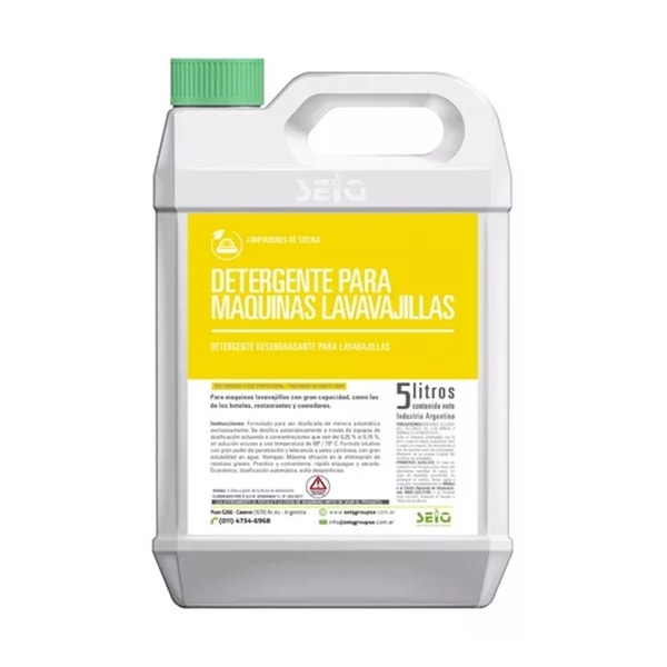 DETERGENTE PARA MAQ LAVAVAJILLA SEIQ 5L