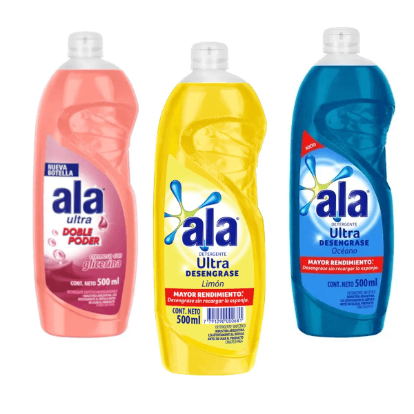 DETERGENTE ULTRA ALA 500ML SURTIDOS