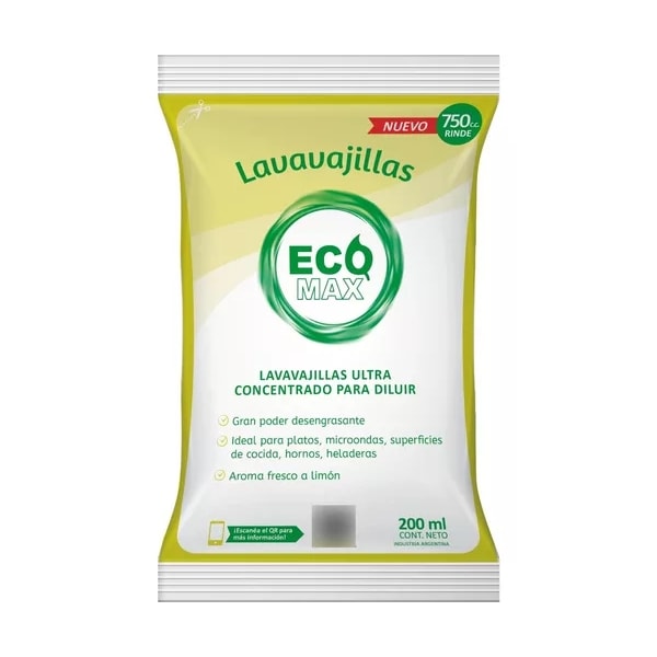 ECOMAX LAVAVAJILLA RINDE 750ML