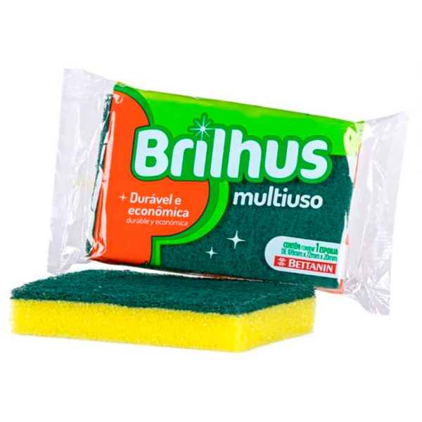 ESPONJA FIBRA BRILHUS MULTIUSO