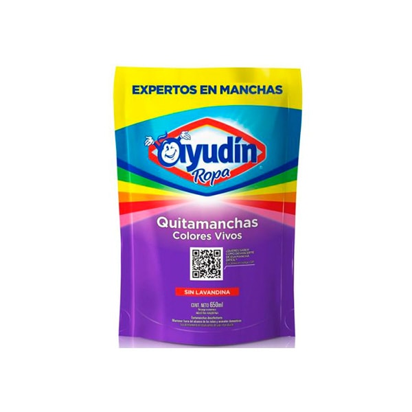 LAVANDINA AYUDIN ROPA COLOR 650ML D PACK