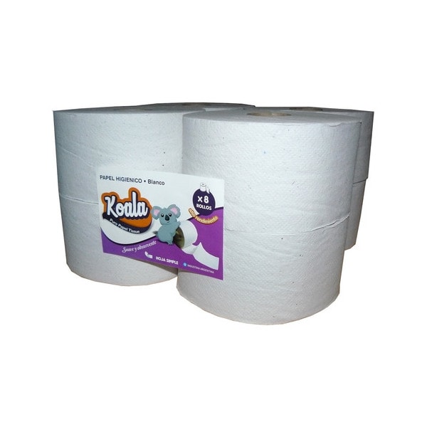 PAPEL HIGIENICO 8UN 2.5KG APROX CONO GRANDE KOALA