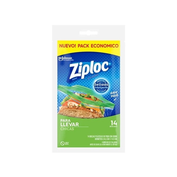 ZIPLOC BOLSA CHICA 12X14 UNID